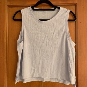 lululemon Train to Be tank! Light blue! Size 10!